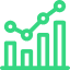 Appraisal and revalidation statistics icon for medical professionals